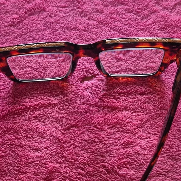 Tortoise Shell Square Reading Glasses - Picture 3 of 7